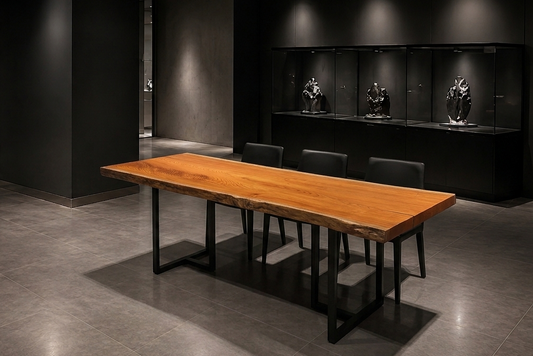 ケヤキ 一枚板ダイニングテーブル 1920×850 - Keyaki Dining Table No.8 -