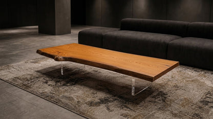 ケヤキ 一枚板ダイニングテーブル 2050×700 - Keyaki Dining Table No.9 -