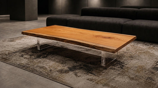 ケヤキ 一枚板ダイニングテーブル 2060×850 - Keyaki Dining Table No.17 -