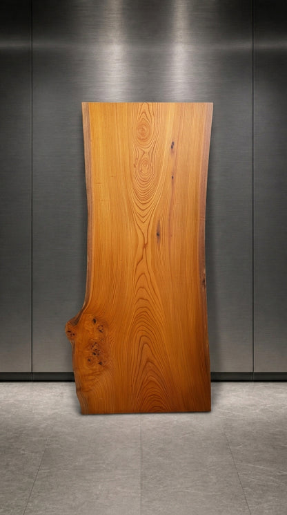 ケヤキ 一枚板ダイニングテーブル 2050×700 - Keyaki Dining Table No.9 -
